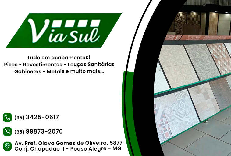 Banner VIA SUL PISOS E ACABAMENTOS